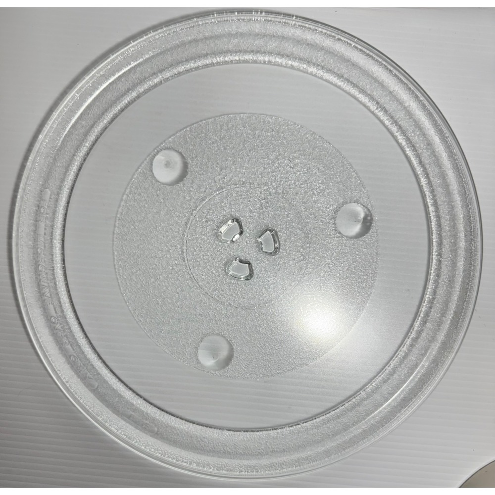 Microwave Glass Turntable Plate‎ Replacement Tray 12-3/4" 3 Tab L45